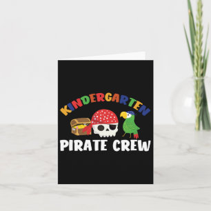 Kindergarten Pirate Crew Halloween School Party Co Karte