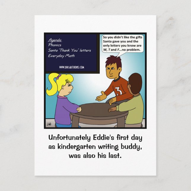 Kindergarten Postkarte (Vorderseite)