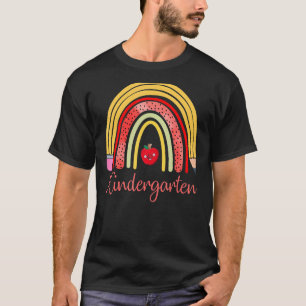 Kindergarten Rainbow Girls Boys Lehrer zurück zum T-Shirt