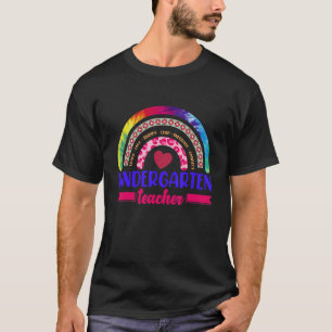 Kindergarten Rainbow Lehrer Gra T-Shirt