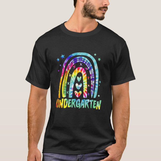 Kindergarten Rainbow Team Kinder Squad Girls Boys T-Shirt (Vorderseite)