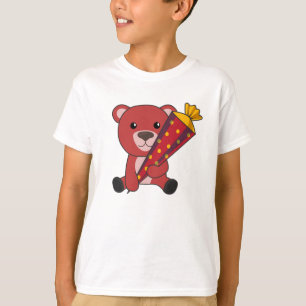 Kindergarten Red Bear School Kinder Schultasche Sw T-Shirt