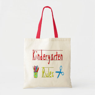 Kindergarten-Regeln Tragetasche