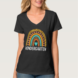Kindergarten Regenbogen Erster Tag des Back School T-Shirt