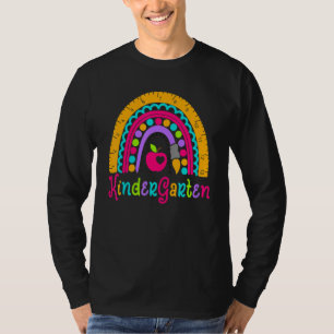 Kindergarten Regenbogen-Lehrer Willkommen zurück i T-Shirt