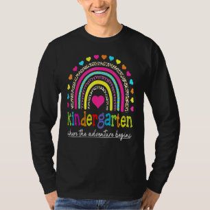 Kindergarten Regenbogen Mädchen Jungen Lehrer Team T-Shirt