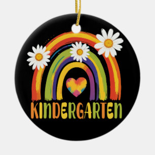Kindergarten Regenbogen Zurück zu Schullehrern Keramik Ornament