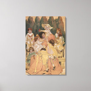 "Kindergarten" Reproduktionsdruck Leinwanddruck