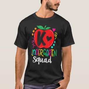 Kindergarten Retro Vintage Lehrerteam Kinder squ T-Shirt