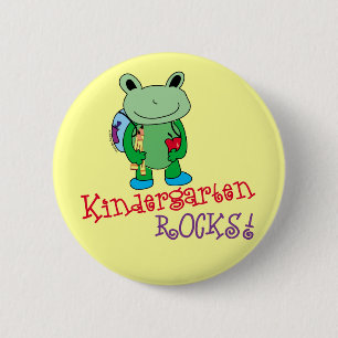 Kindergarten Rocks Button