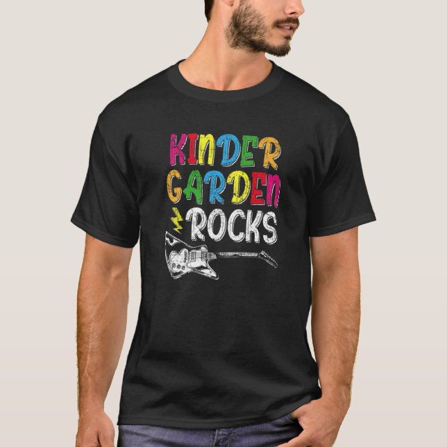 Kindergarten Rocks Grundschule T-Shirt (Vorderseite)