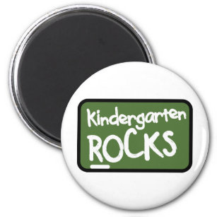 Kindergarten Rocks T - Shirt Magnet