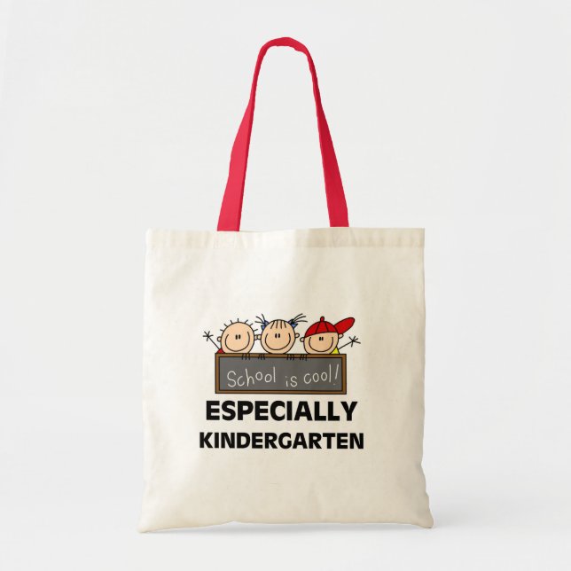 Kindergarten-Schule ist cool Tragetasche (Vorne)