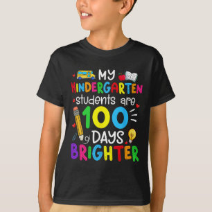 Kindergarten Schüler sind 100 Tage heller 100. T-Shirt