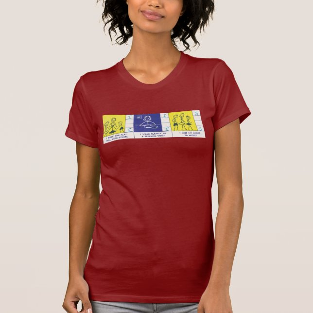 Kindergarten-Schulzeugnis T-Shirt (Vorderseite)