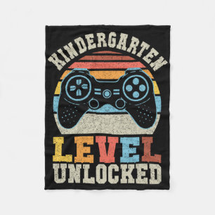 Kindergarten-Spielerlevel Unlock Gamer 1. Schultag Fleecedecke
