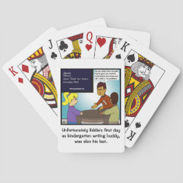 Kindergarten Spielkarten lehren