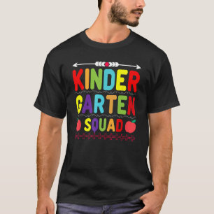 Kindergarten Squad Kinder Team glücklich Erster Ta T-Shirt