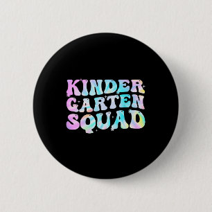 Kindergarten Squad Teacher Kids Gefärbte Krawatte  Button