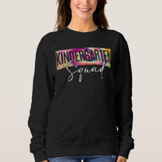 Kindergarten Squad Zurück zur Gefärbte Krawatte Ki Sweatshirt