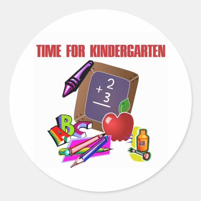 KINDERGARTEN Stickers (Vorderseite)