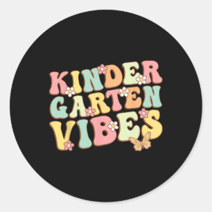 Kindergarten Stimmung Hallo Kindergarten Lehrer Ki Runder Aufkleber