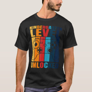 Kindergarten-Stufe freigeschaltet Vintage-Gamer-Ju T-Shirt