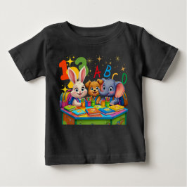 Kindergarten Süssen - ABC Animal Friends Baby T-shirt