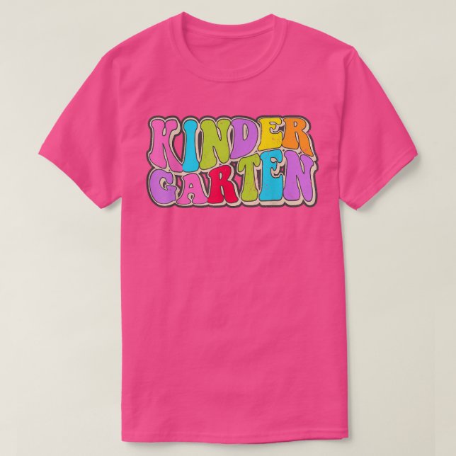 Kindergarten Teacher First Day of School T-Shirt (Design vorne)