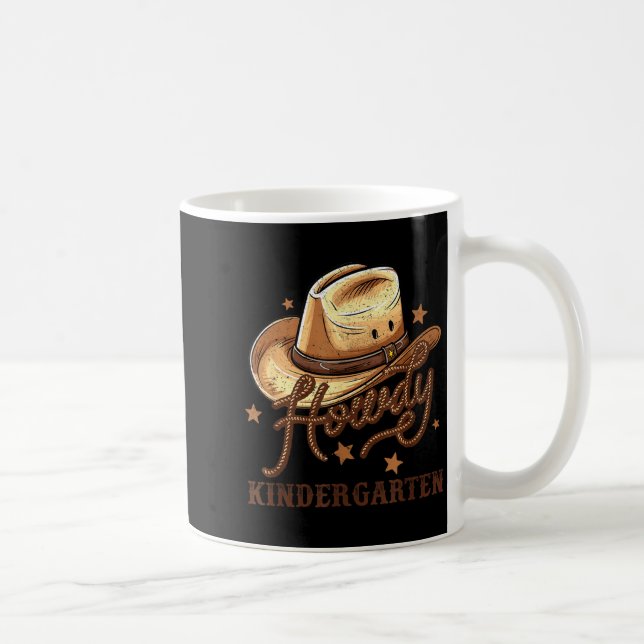 Kindergarten Teacher Rodeo Cowboy Western Howdy Ki Kaffeetasse (Rechts)