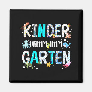 Kindergarten Traumteam Garten Ozean Tier Magnet
