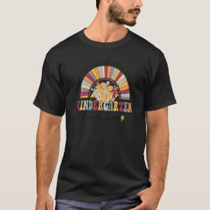 Kindergarten-Traumteam Regenbogen-Blumenmuster Zur T-Shirt