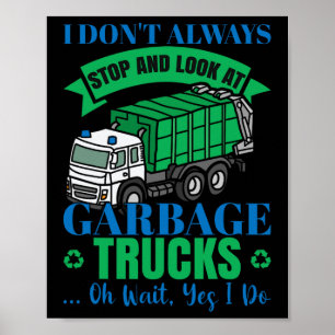 Kindergarten Truck Earth Day Poster
