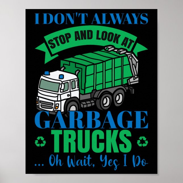 Kindergarten Truck Earth Day Poster (Vorne)