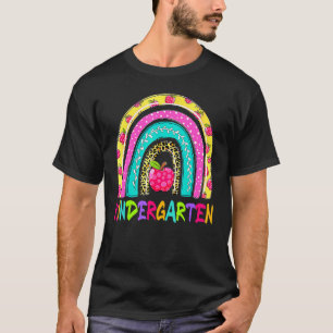 Kindergarten-Truppe Regenbogen Mädchen Jungen Lehr T-Shirt