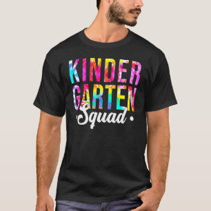 Kindergarten-Truppe Tie Dye Team Kindergarten-Lehr T-Shirt