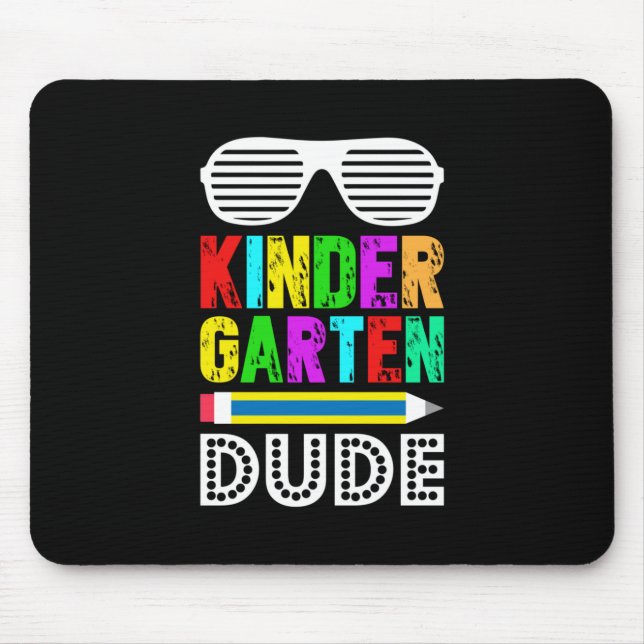 Kindergarten Typ erster Tag Zurück Mousepad (Vorne)