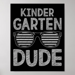 Kindergarten Typ Lehrer Schüler erster Tag zurück Poster