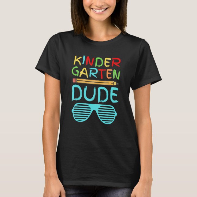 Kindergarten Typ Shirt Funny Pencil First Day Sch (Vorderseite)