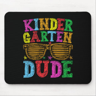 Kindergarten-Typ zurück zur Schule erster Schultag Mousepad