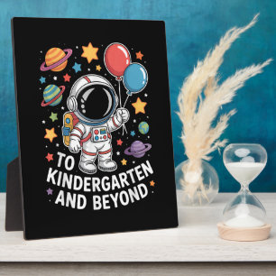 Kindergarten und darüber hinaus Astronaut Weltraum Fotoplatte