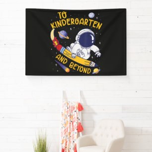 Kindergarten und darüber hinaus Astronaut Zurück z Banner