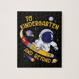 Kindergarten und darüber hinaus Astronaut Zurück z Puzzle