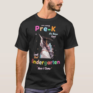 Kindergarten Unicorn Abschluss Uni Hig T-Shirt