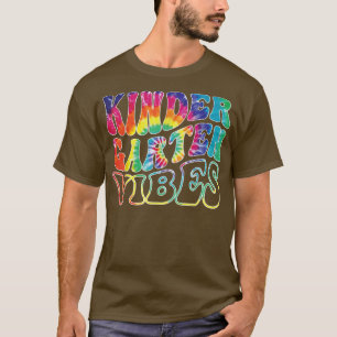 Kindergarten Vibes Back to School Teacher Girls Bo T-Shirt