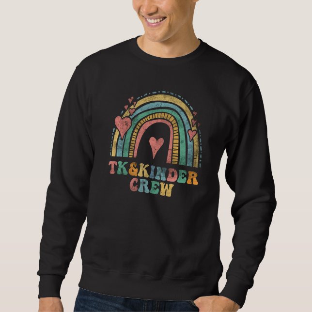 Kindergarten Vibes Groovy Transitional Kindergarte Sweatshirt (Vorderseite)
