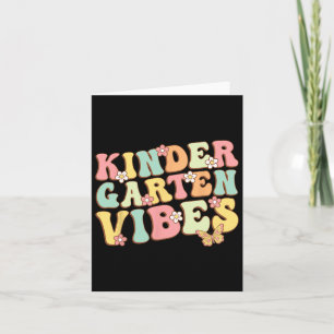 Kindergarten Vibes Hallo Kindergarten Kinder Karte