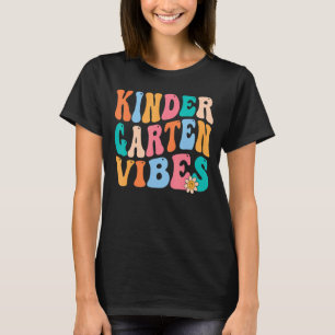 Kindergarten Vibes Retro Zurück zu Schullehrer Wo T-Shirt