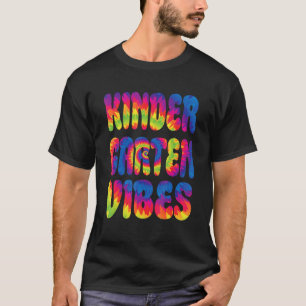 Kindergarten Vibes zurück zum Lehrer für Gefärbte T-Shirt