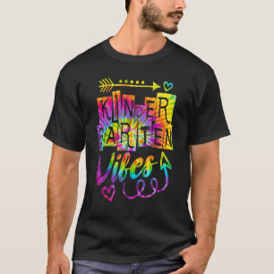 Kindergarten Vibes zurück zum Lehrer für Gefärbte T-Shirt